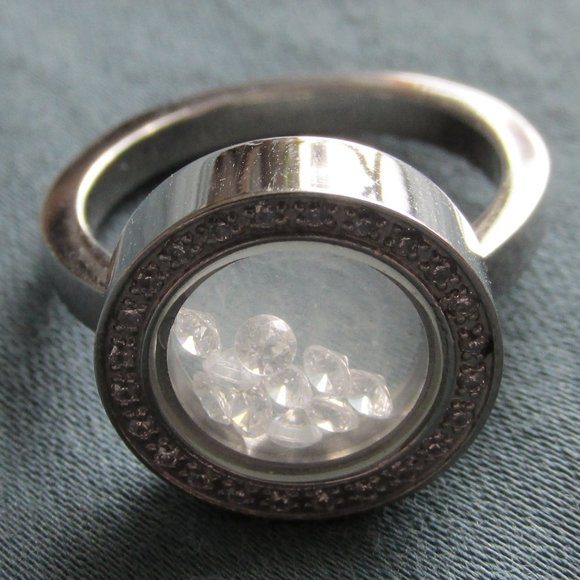 Tocara Joyce Stainless Steel DiAmi-Diamond Ring - Picture 2 of 6